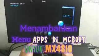 Menambahkan menu apps di mcboot untuk mx4sio ps2