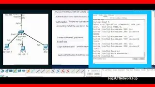 ►AAA Authentication on Local Database I PACKET TRACER I CISCO CCNA I CISCO SECURITY I aaa-new model