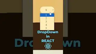 create a Dynamic Dropdown in React with just one line of code. #reactjs #reactjstutorial