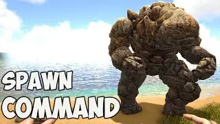 Rock Golem ARK Spawn COMMAND | How To Summon ROCK ELEMENTAL Ark CODE 2023