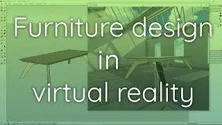 Drawing a coffee table in VR Sketch