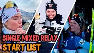 Start List: Single Mixed Relay in Oestersund 25/11/2023