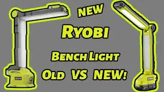 NEW Ryobi Work Bench Light Face Off #diy #power #light #toolreviews #electric #shop #ryobirebels