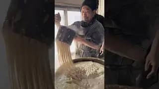 traditional noodle making