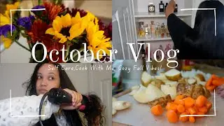 AT HOME WITH AMY VLOG 🏠 HAIR KERATIN, PRESS ON NAILS, SOTD | OCTOBER 2024 MEMORIES | AMY GLAM ✨