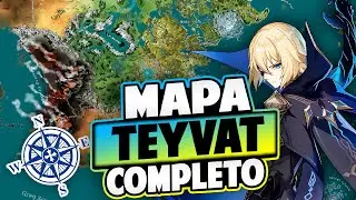 ¿EL MAPA DE TEYVAT AL 100%? MUNDO DE GENSHIN IMPACT | Fan Art  Increíble | Genshin Impact Español