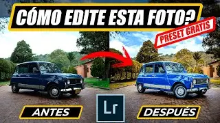 ✔️ Cómo EDITO en LIGHTROOM + PRESET GRATIS 🤑 (Coches Autos Carros) Fotografía Automotriz📸
