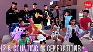 ⭐BRAND NEW⭐SERIES||12 & COUNTING‼😫||GENERATIONS|| THE SIMS 4⭐#sims4 #bigfamily #thesims4gameplay