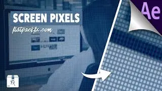 Vox Animation TV Pixels Effect | Adobe After Effects