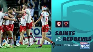 Highlights | St Helens v Salford Red Devils | 2024 Betfred Super League, Round 21