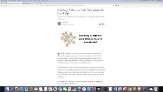 Building A Bitcoin-Like Blockchain In JavaScript