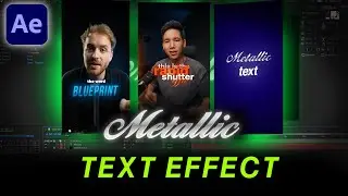 How to Make Metallic Text Effect in After Effects