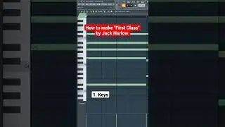 How to make First Class by Jack Harlow in FL Studio #shorts