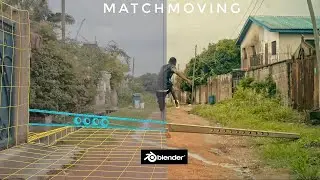 MatchMoving Blender 2.9 vfx breakdown Pacman 2.0 short film