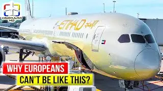 TRIP REPORT | The Best B787 I've Seen! Top!  | ETIHAD Boeing 787 |  Vienna to Abu Dhabi