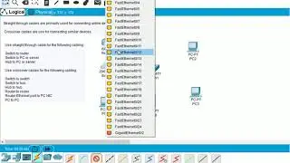 Cisco Packet Tracer Basic Cabling