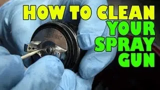 How to clean your spray gun