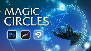 Painting MAGIC CIRCLES - Art tutorial