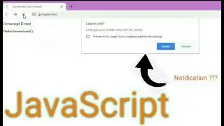 Javascript How To Prevent User From Reloading The Page Using Css | Pure Javascript | Alert Notif