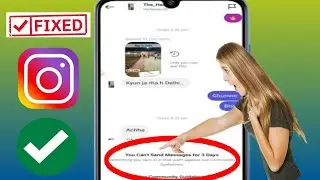 How to FIX Instagram You Cant Send Messages for 3 Days | You Cant Send Messages for 3 Days