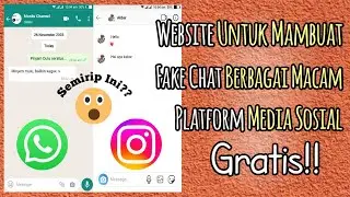 Cara Membuat Fake Chat dari Berbagai Macam Platform Media Sosial || MONLIS TRIK