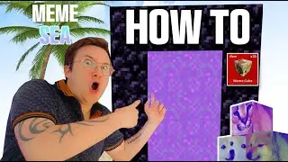 Meme Sea: HOW TO GET AN AURA | PORTAL & MEME CUBE | MEME BEAST (LOCATION) FAST & EASY