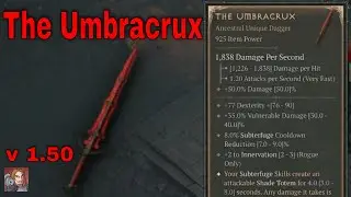 Diablo IV Unique Items - The Umbracrux (Rogue Dagger)[v1.5.0]