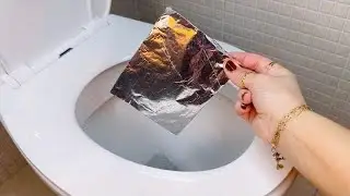 Place Aluminum Paper in your   Toilet and You Will Thank Me Forever 🚽 😉👌