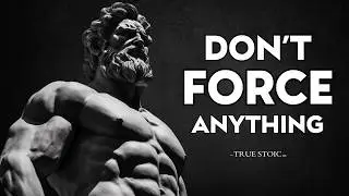 Don't Force Anything on Your Life | Stoicism -True Stoic