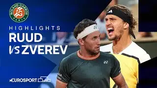 Casper Ruud vs Alexander Zverev | Semi-Final | French Open 2024 Extended Highlights 🇫🇷