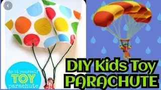 DIY Parachute🪂 for Kids 🪂 DIY Toy Parachute Using a NAPKIN - How to Make a Parachute 🪂 for Kids.