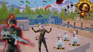 WOW😮 First Time playing with M4 Glacier + AKM Glacier 🔥Best Gameplay iPad mini 5🥵| PUBG MOBILE 