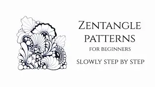 Zentangle patterns for beginners 🔸Drawing idea for beginners