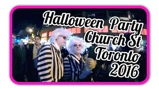 Halloween Party On Church Street Toronto - 2016