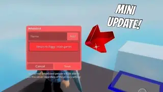 PIGGY BUILD MODE NEW UPDATE!! (MORE SETTINGS + BACK TO PIGGY BUTTON)