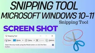 How to Use Snipping Tool to Take & Edit Screenshot #snippingtool #win11