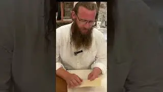 El escriba de Jerusalén, guardando la tradicion de la escritura exacta de nuestra Tora #israel