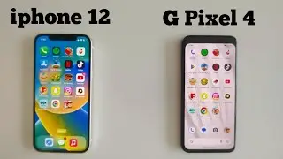 Google Pixel 4 VS iphone 12 in 2023 || Speed Test