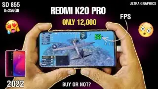 Redmi K20 Pro at 12000Rs Only in 2022 😱 | redmi k20 pro pubg fps test 2022