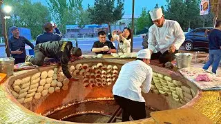 World RECORD! 5 pound GOLDEN Giant TANDOORI | 5000 pieces KOSA SAMBUSA Every day!