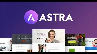 Install Astra theme in WordPress and set custom home page.