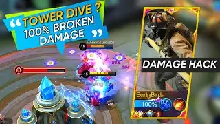 JOHNSON TOWER DIVE DAMAGE 😱 ??? | DEADLIEST BUILD ITEMS 2023 🔥 ~ Mobile Legends: Bang Bang