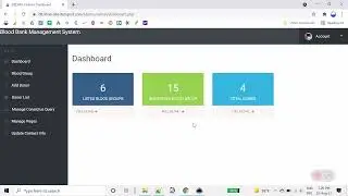 Free Blood Bank Management Software Source Code