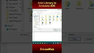 How to add library in Arduino IDE || How to Add Library in Arduino  #shorts