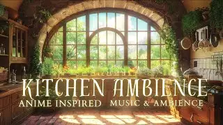 Anime Kitchen Ambience | Beautiful Relaxing Anime Inspired Music & Ambience