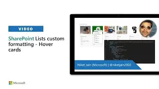 SharePoint Lists custom formatting - Hover cards
