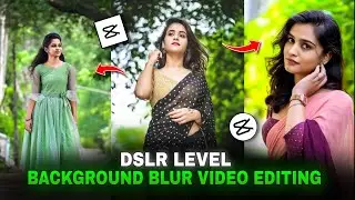 HOW TO BLUR VIDEO BACKGROUND IN CAPCUT TAMIL | Video Background Blur | Capcut video Editing Tamil