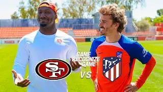 Deebo Samuel vs. @atleticodemadrid Star Antoine Griezmann in Football Skills Challenge 🏈⚽️