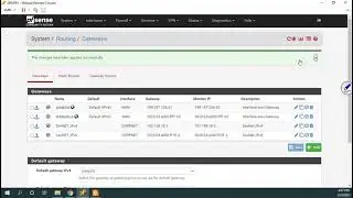 pfSense Routing - pfSense Routing - Gateways and Static