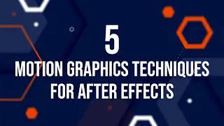 5 Motion Graphics Techniques for After Effects | After Effects Tutorial in Hindi